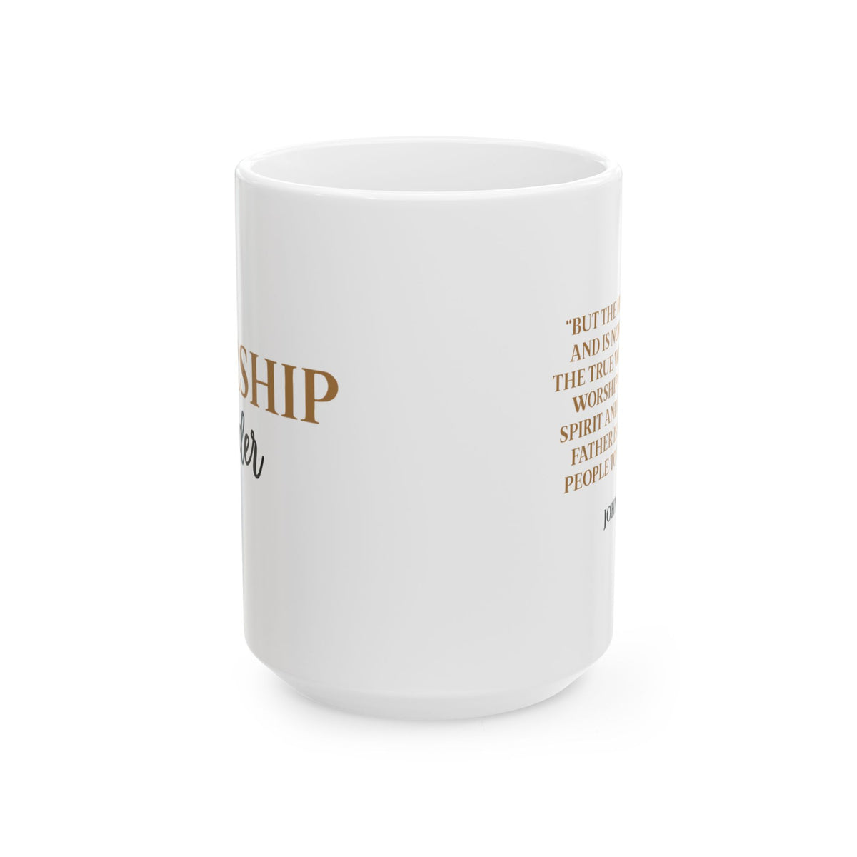 Worship Leader Ceramic Mug – Inspirational Scripture Coffee Cup (11oz/15oz)