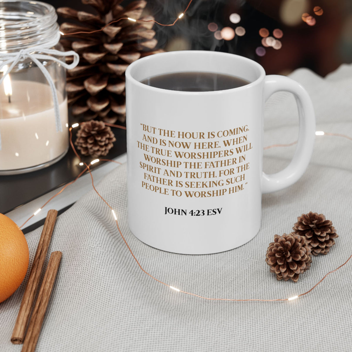 Worship Leader Ceramic Mug – Inspirational Scripture Coffee Cup (11oz/15oz)