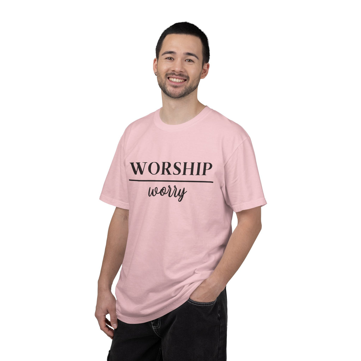 Worship Over Worry Tee — Christian T-Shirt
