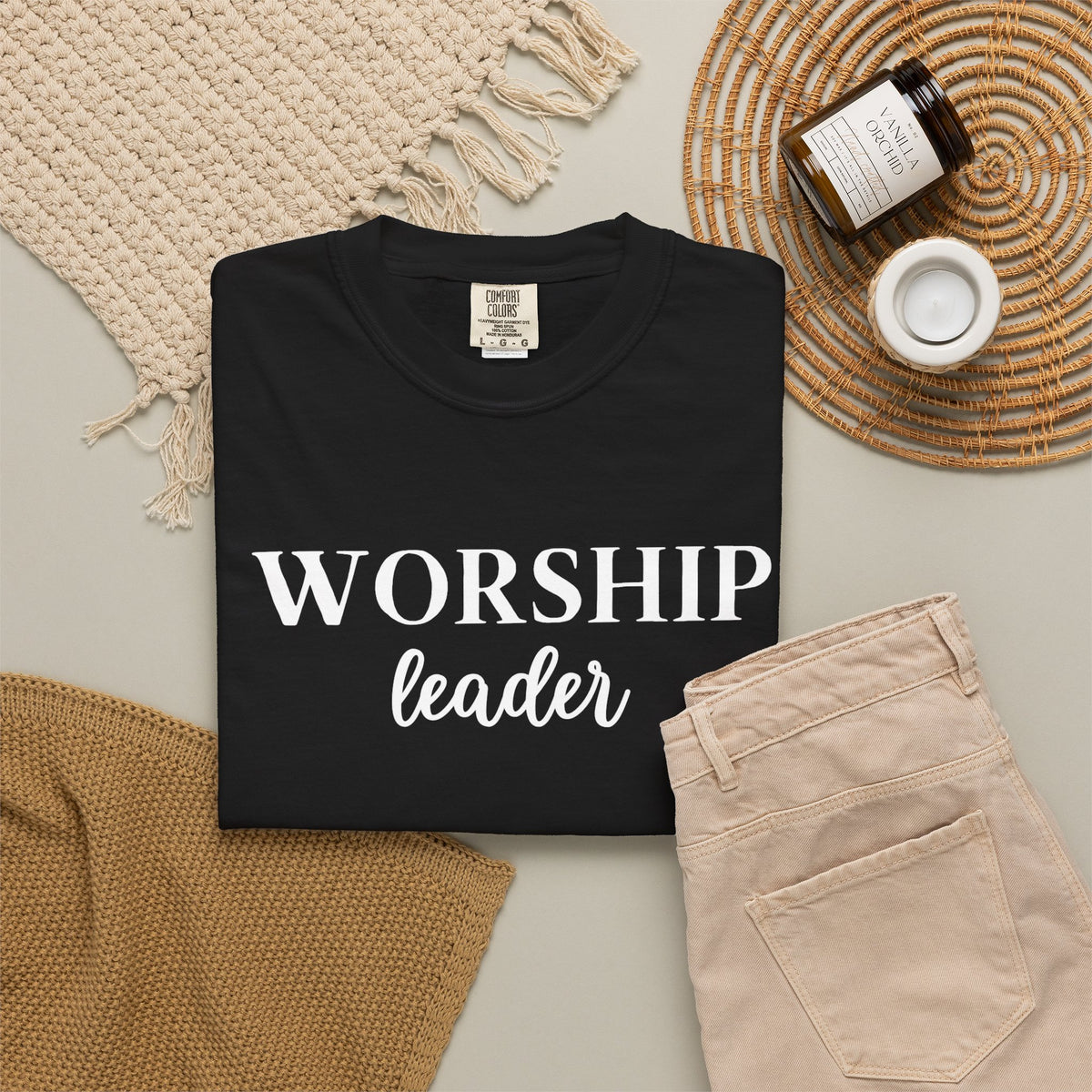 Worship Leader T-Shirt | Neutral Collection – Christian Ministry Tee