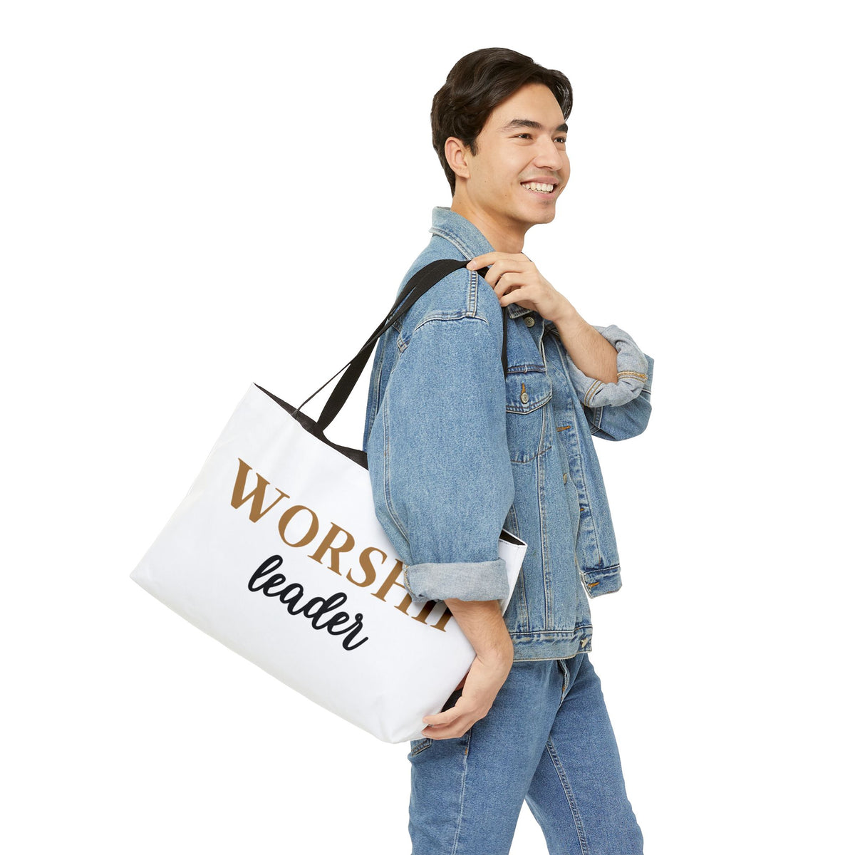 Worship Leader Large Weekender Tote Bag – Stylish Church Music Ministry Bag