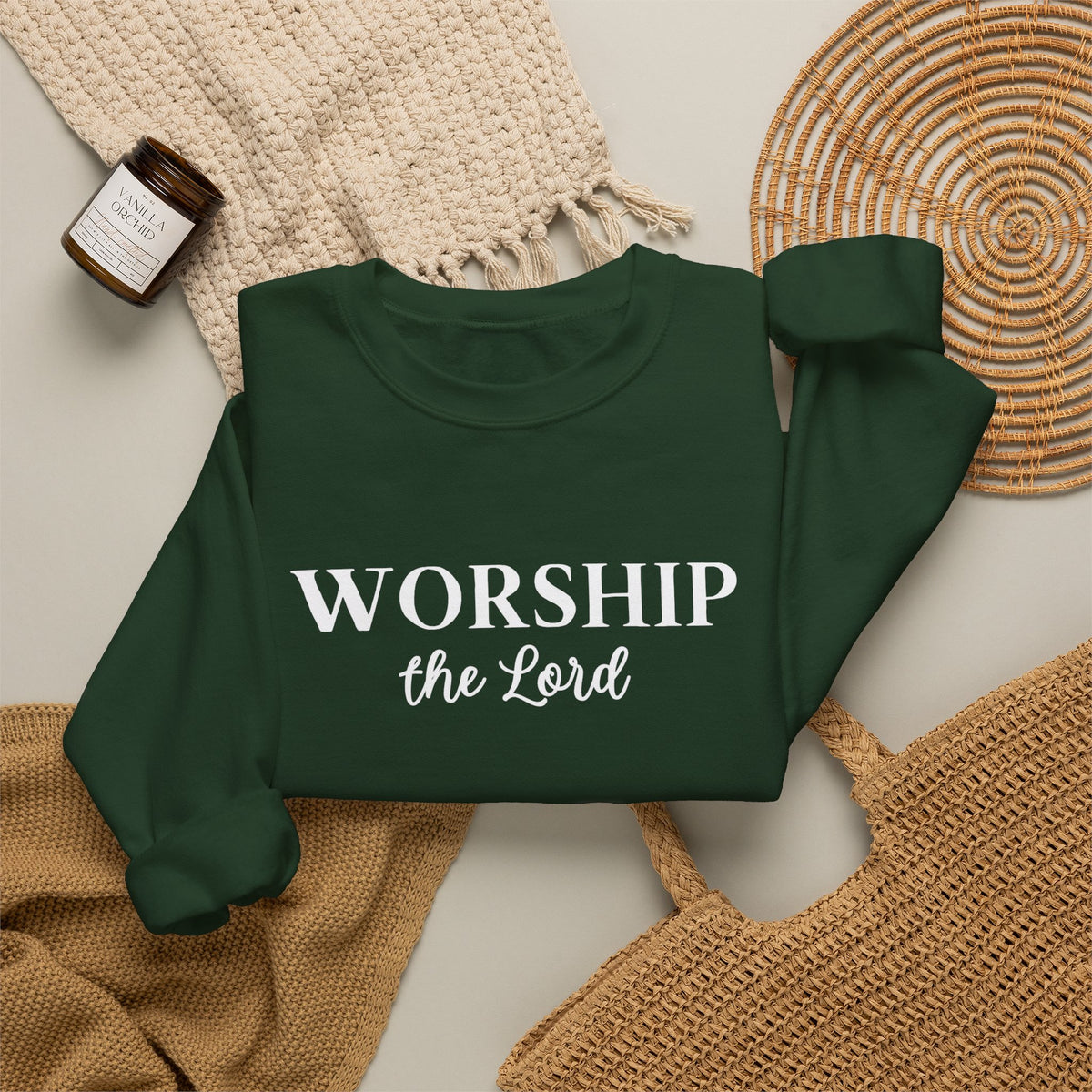 Worship the Lord Crewneck Sweatshirt