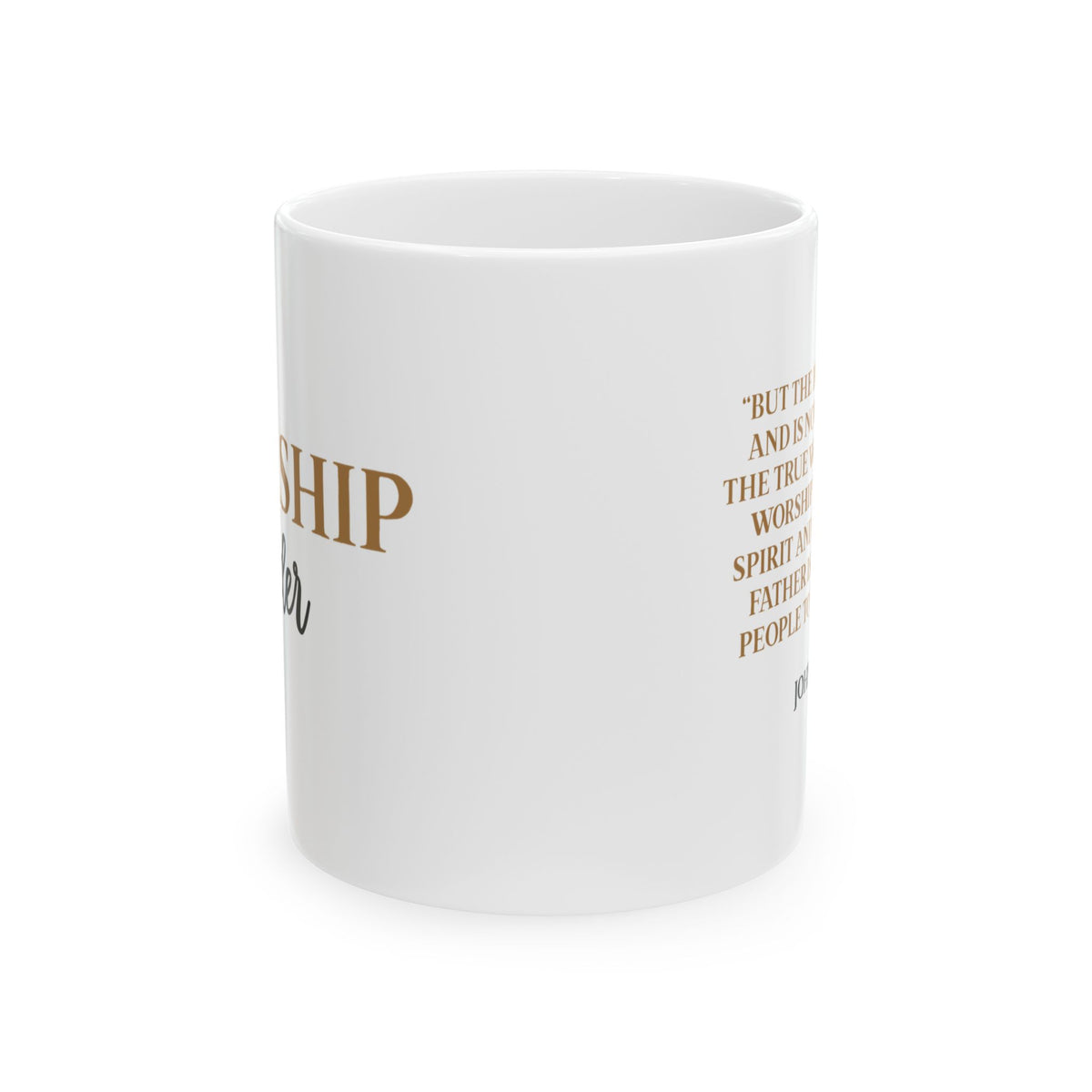 Worship Leader Ceramic Mug – Inspirational Scripture Coffee Cup (11oz/15oz)