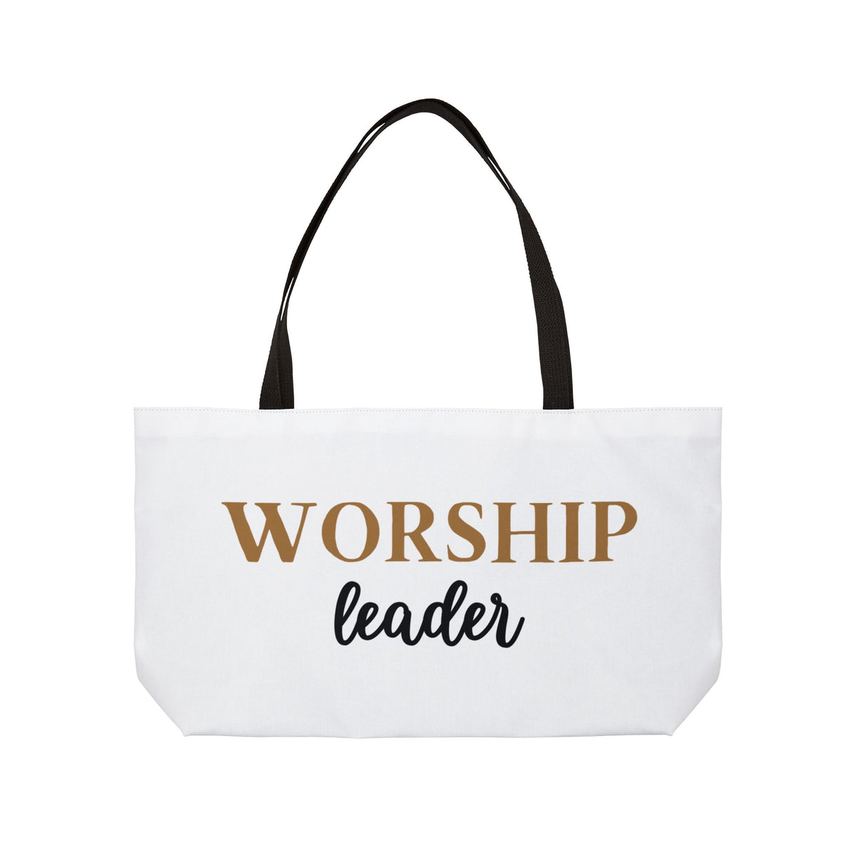 Worship Leader Large Weekender Tote Bag – Stylish Church Music Ministry Bag