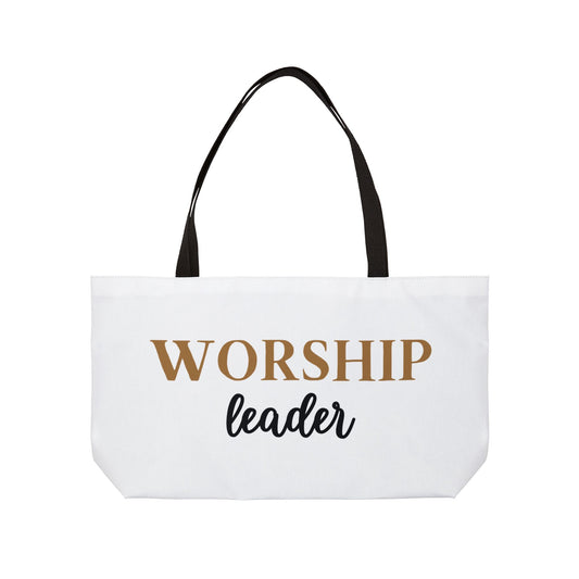 Worship Leader Large Weekender Tote Bag – Stylish Church Music Ministry Bag
