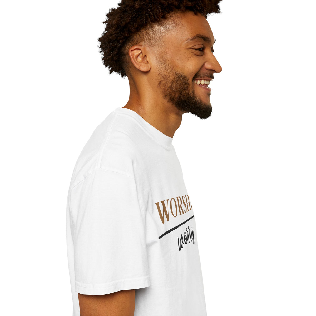 Worship Over Worry Tee — Christian T-Shirt