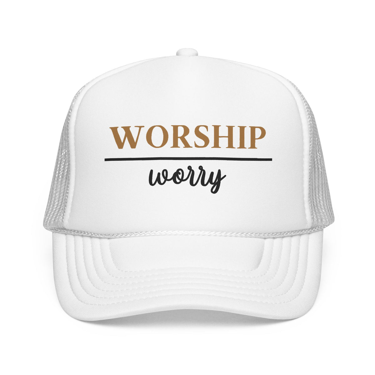 Worship Over Worry Trucker Hat