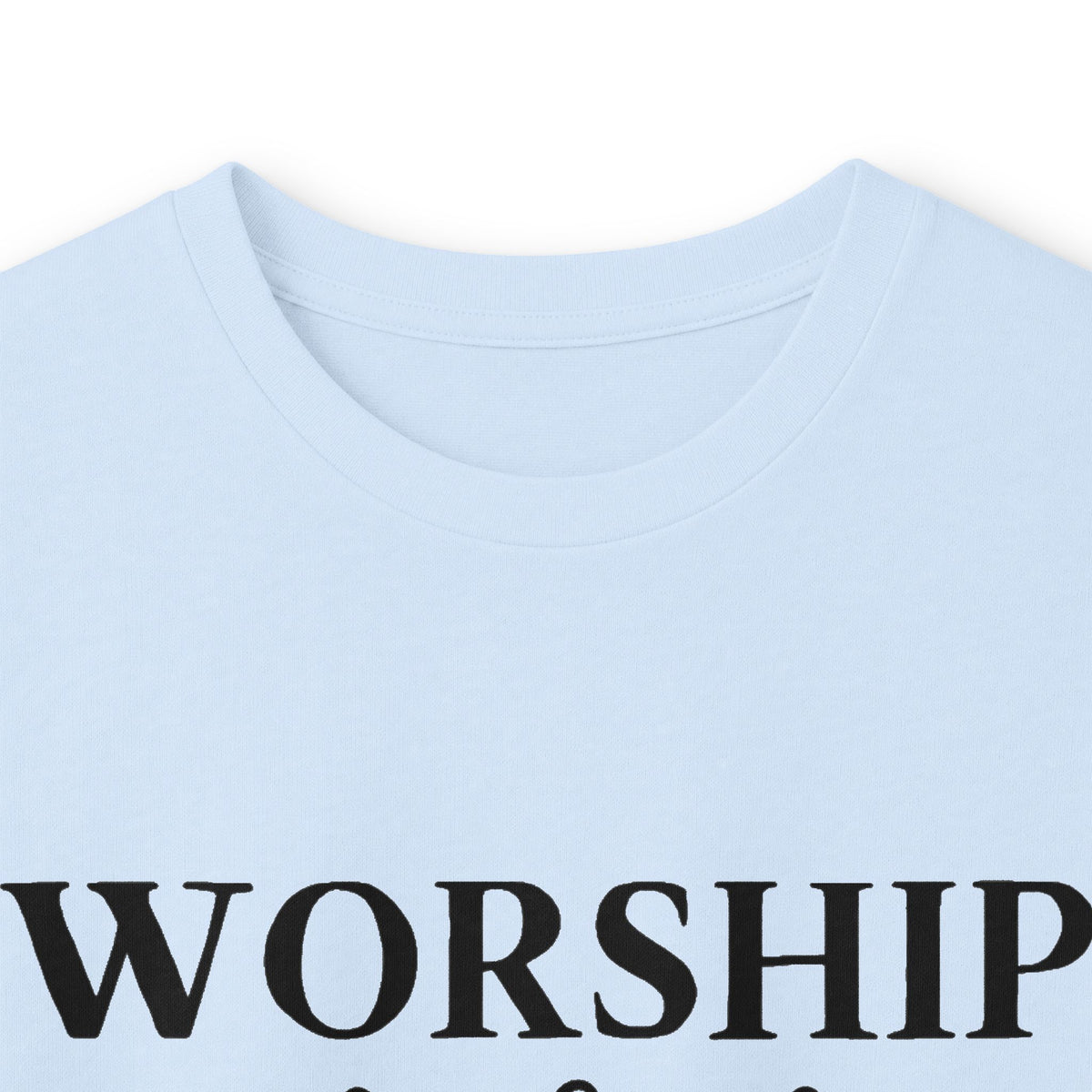Worship the Lord Long Sleeve Tee — Christian Faith Graphic Shirt