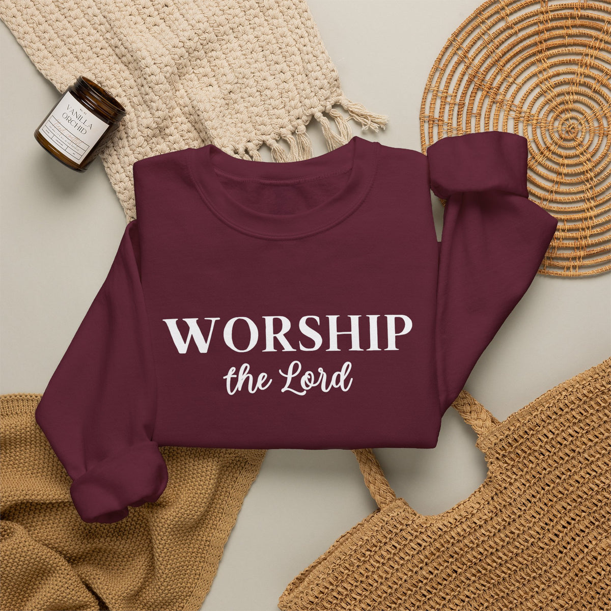 Worship the Lord Crewneck Sweatshirt