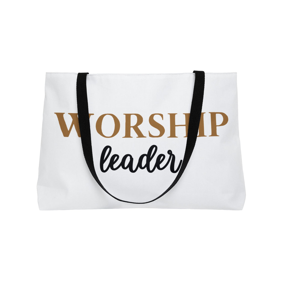 Worship Leader Large Weekender Tote Bag – Stylish Church Music Ministry Bag