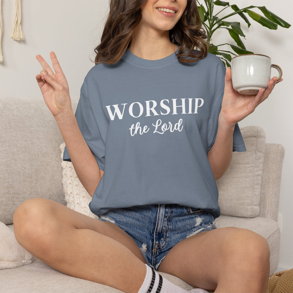 “Worship the Lord” Christian Faith T-Shirt