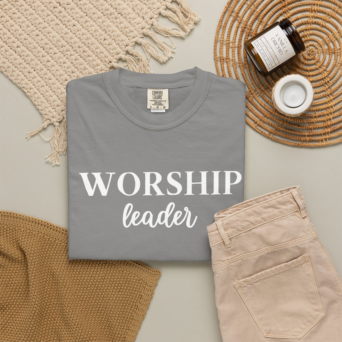 Worship Leader T-Shirt | Neutral Collection – Christian Ministry Tee