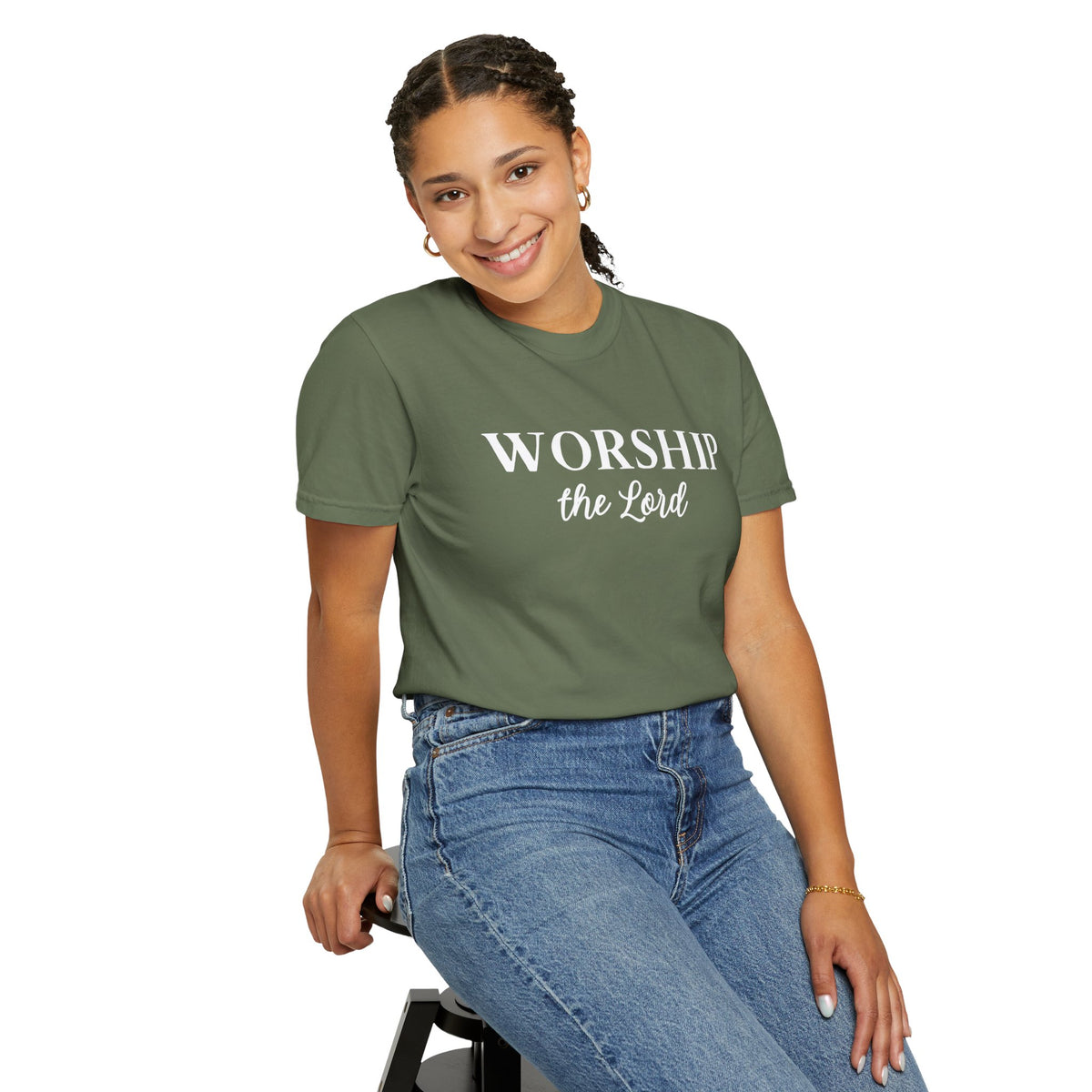 “Worship the Lord” Christian Faith T-Shirt