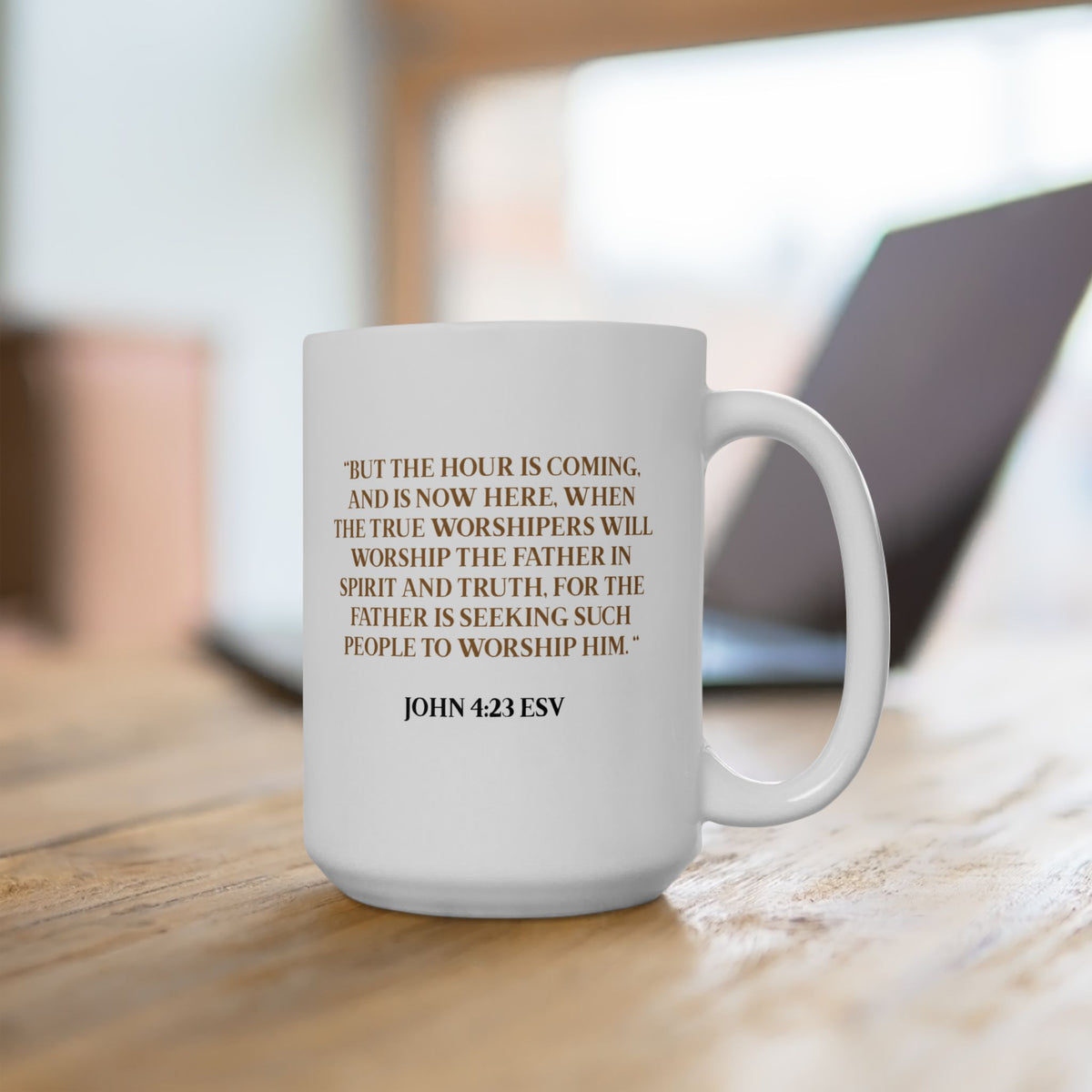 Worship Leader Ceramic Mug – Inspirational Scripture Coffee Cup (11oz/15oz)