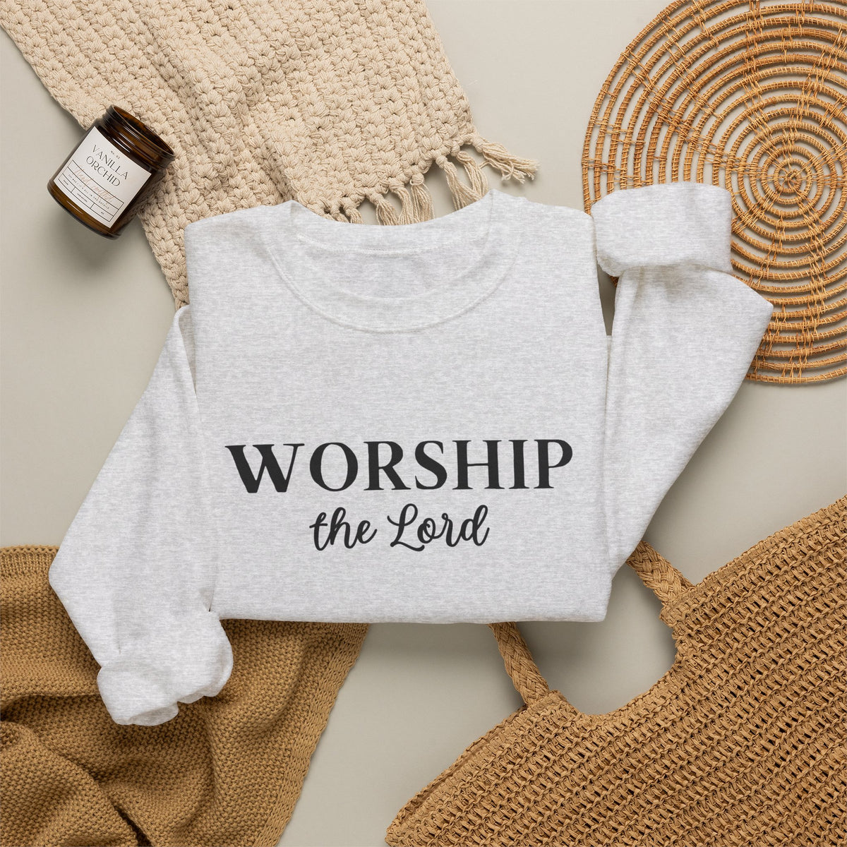 Worship the Lord Crewneck Sweatshirt