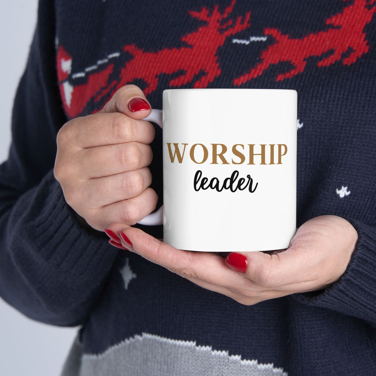 Worship Leader Ceramic Mug – Inspirational Scripture Coffee Cup (11oz/15oz)