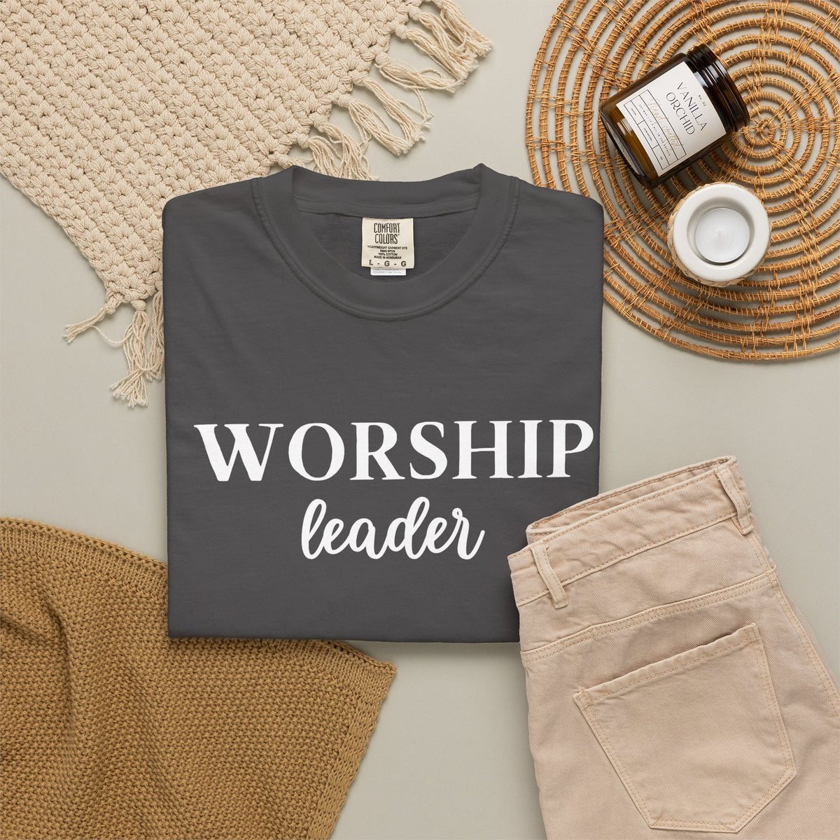 Worship Leader T-Shirt | Neutral Collection – Christian Ministry Tee