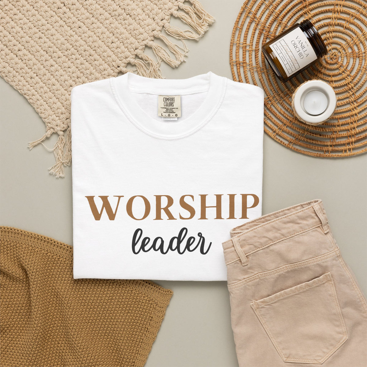 Worship Leader T‑Shirt — Faith Music Ministry Tee