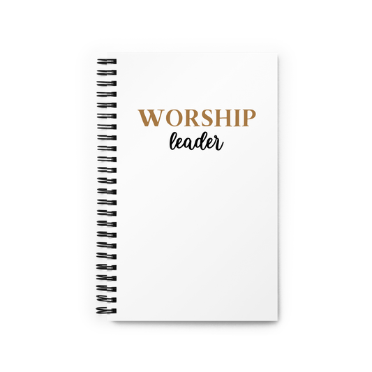 Worship Leader Spiral Notebook - Dotted