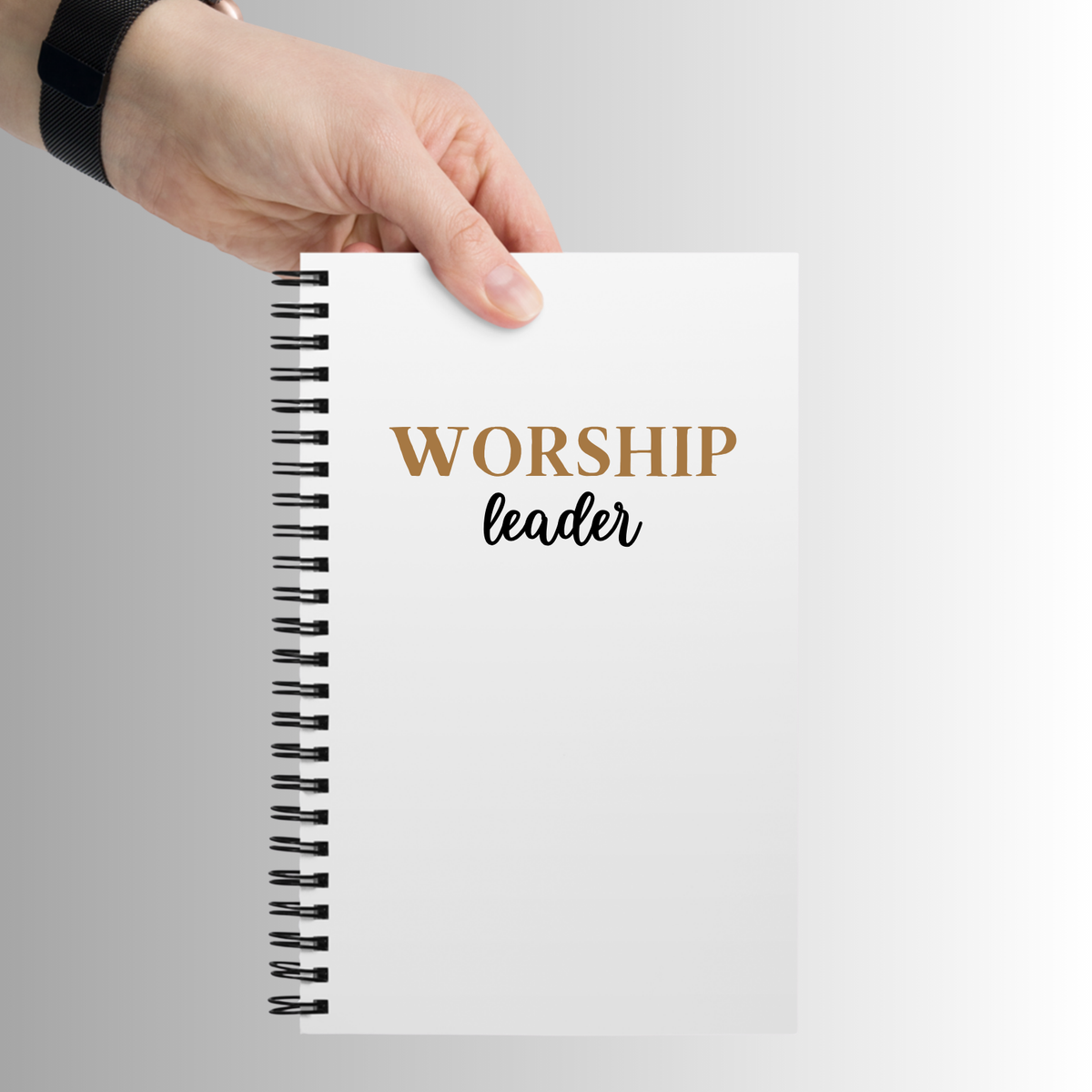 Worship Leader Spiral Notebook - Dotted