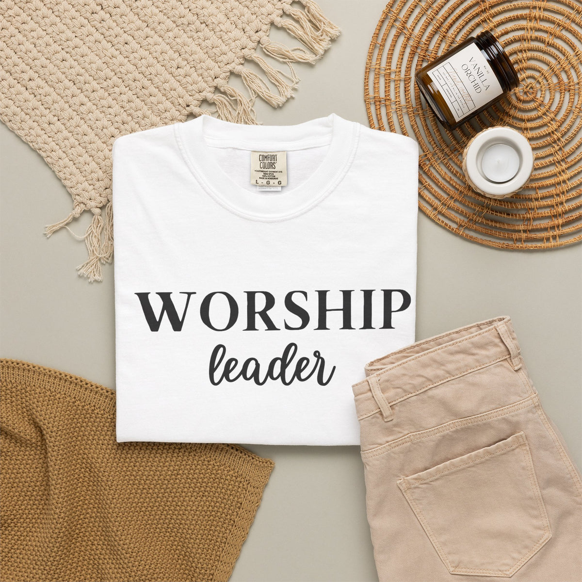 Worship Leader T-Shirt | Neutral Collection – Christian Ministry Tee
