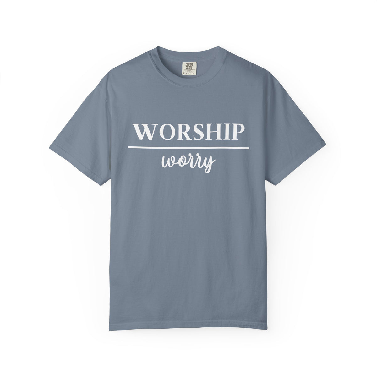 Worship Over Worry Tee — Christian T-Shirt