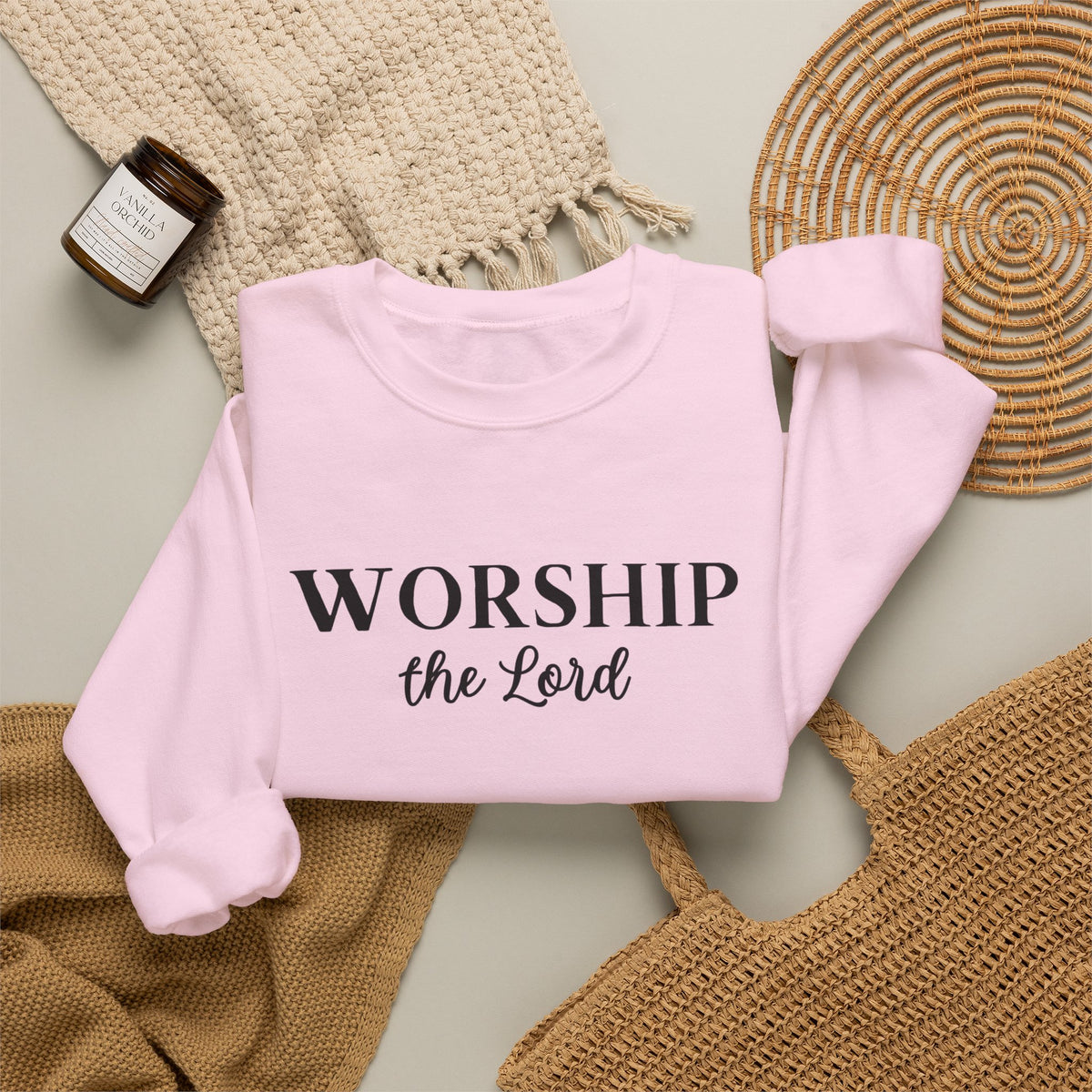 Worship the Lord Crewneck Sweatshirt