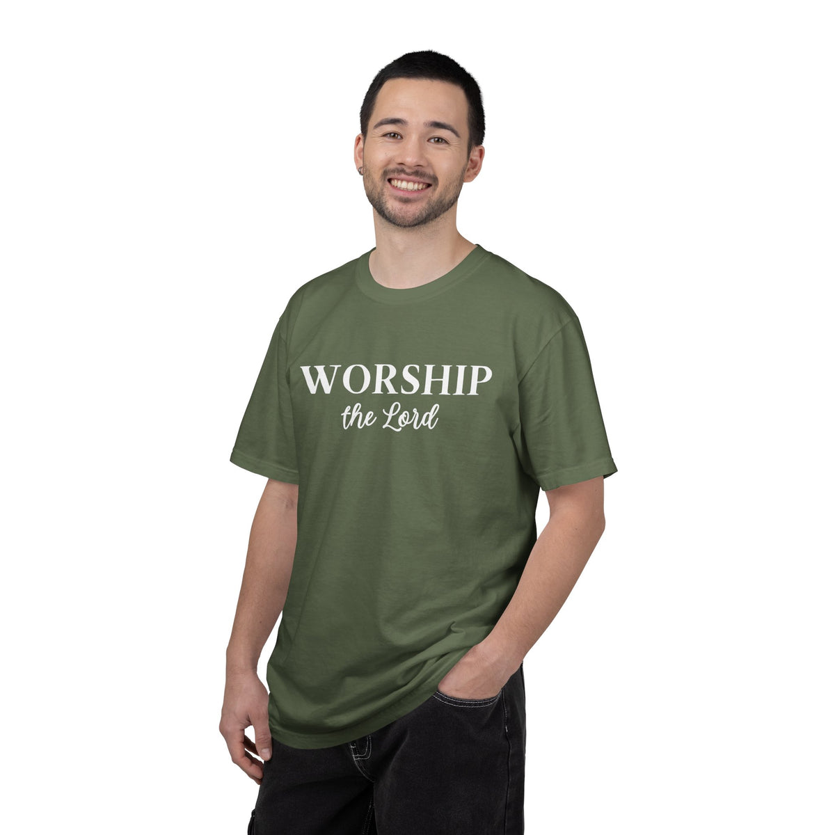 “Worship the Lord” Christian Faith T-Shirt