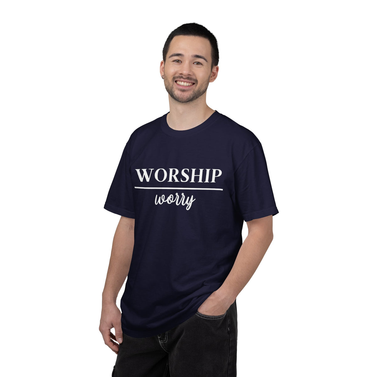 Worship Over Worry Tee — Christian T-Shirt