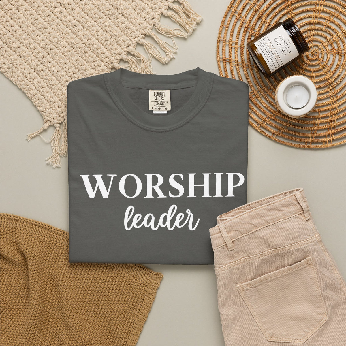 Worship Leader T-Shirt | Neutral Collection – Christian Ministry Tee
