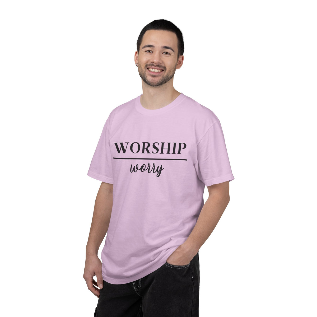 Worship Over Worry Tee — Christian T-Shirt