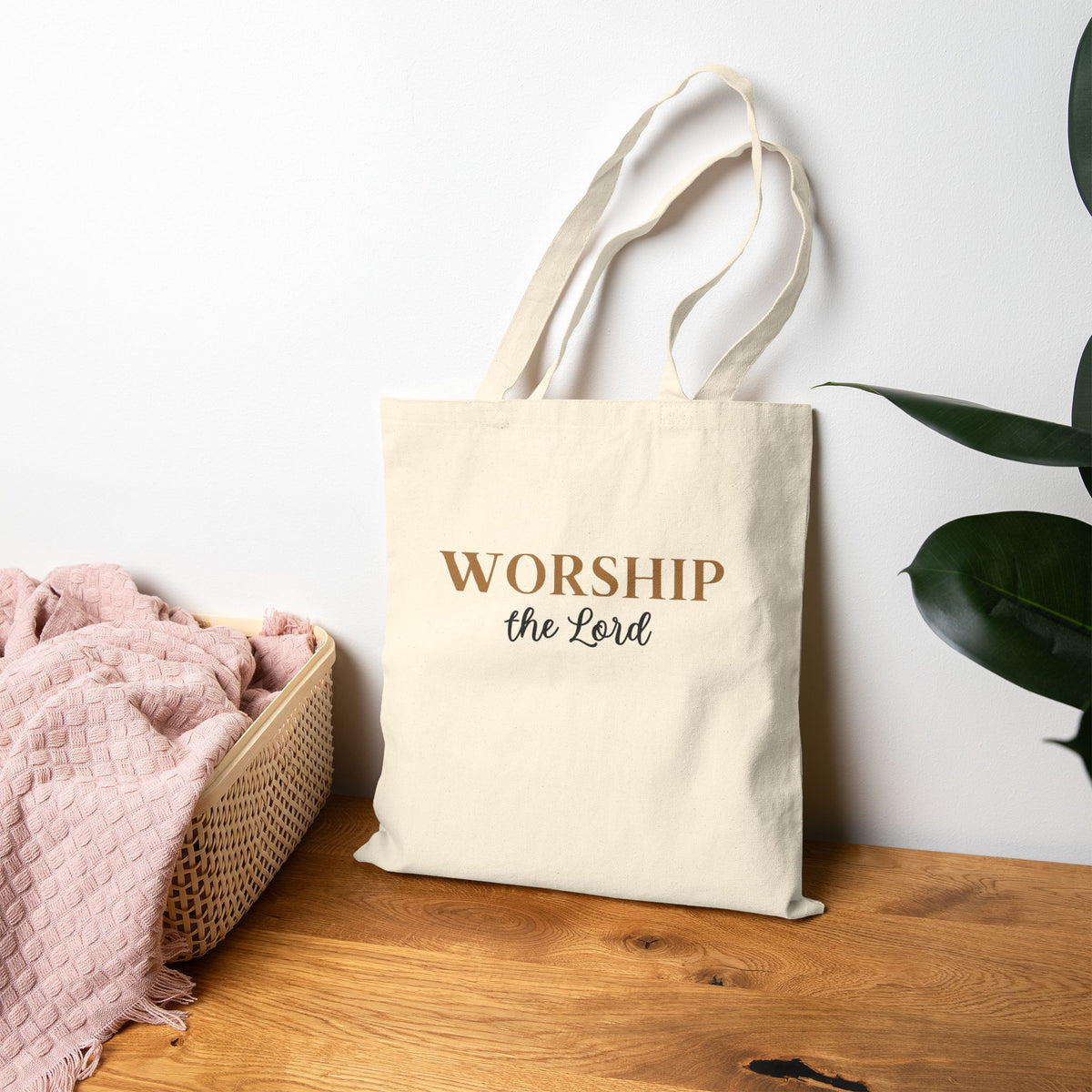 Worship the Lord | Canvas Tote