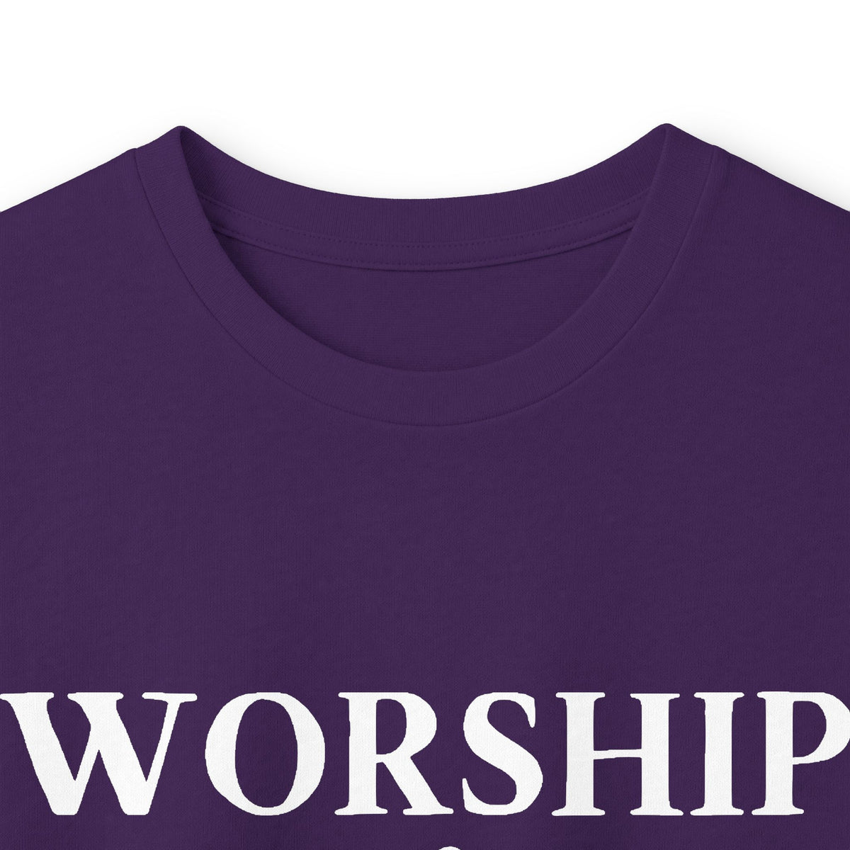 Worship the Lord Long Sleeve Tee — Christian Faith Graphic Shirt