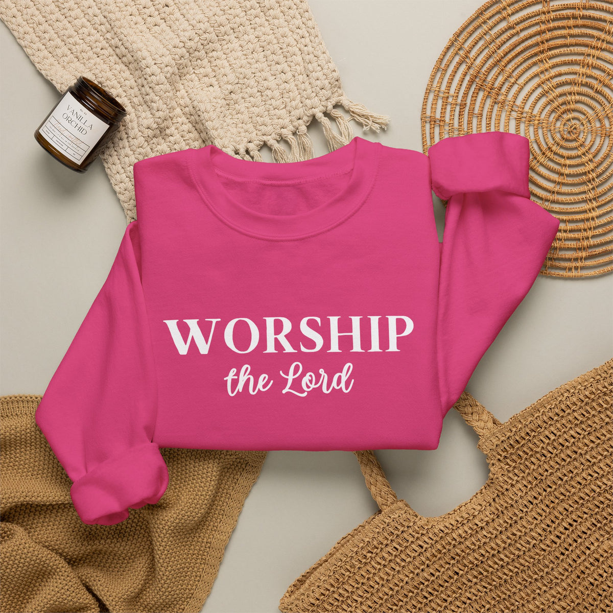 Worship the Lord Crewneck Sweatshirt