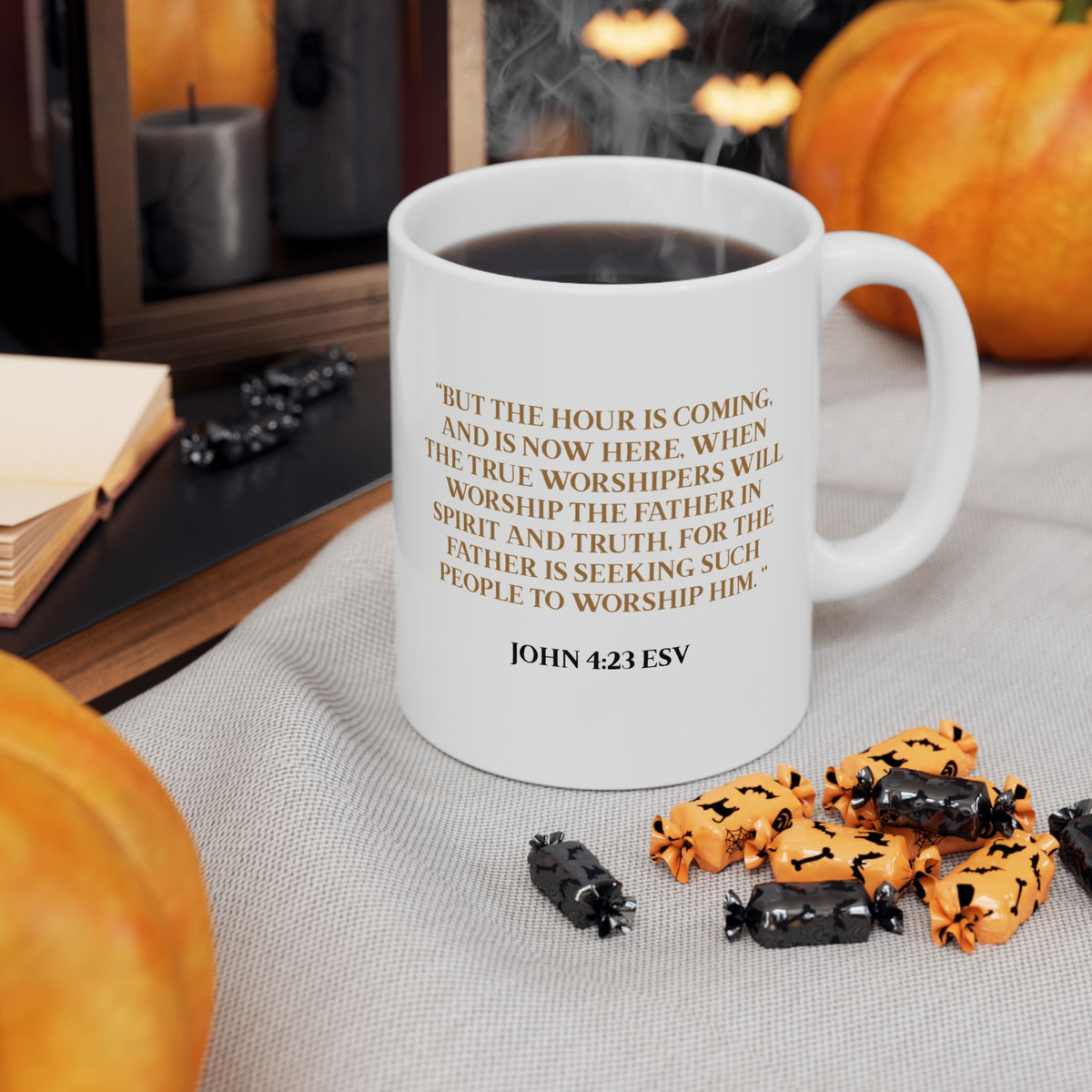 Worship Leader Ceramic Mug – Inspirational Scripture Coffee Cup (11oz/15oz)
