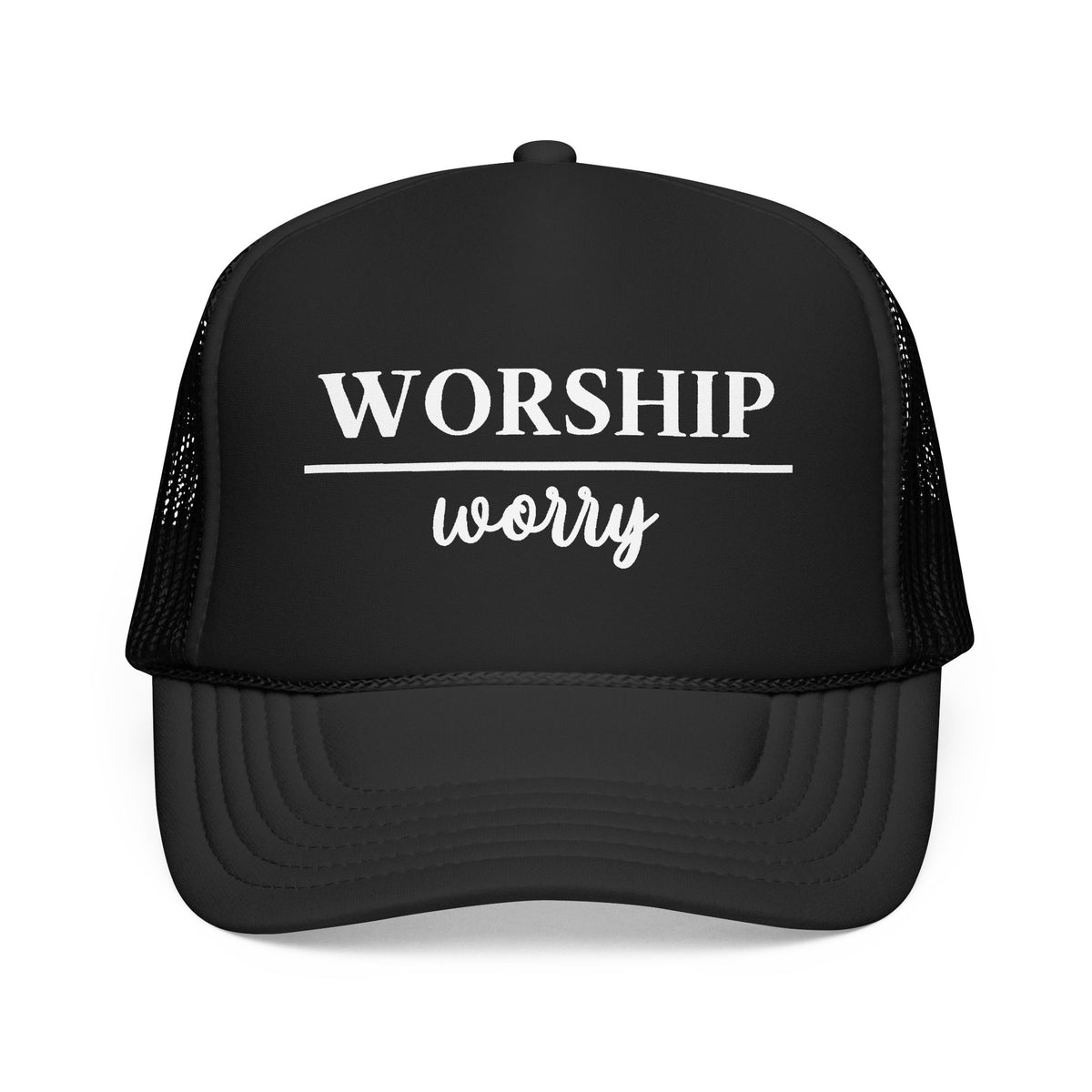 Worship Over Worry Trucker Hat