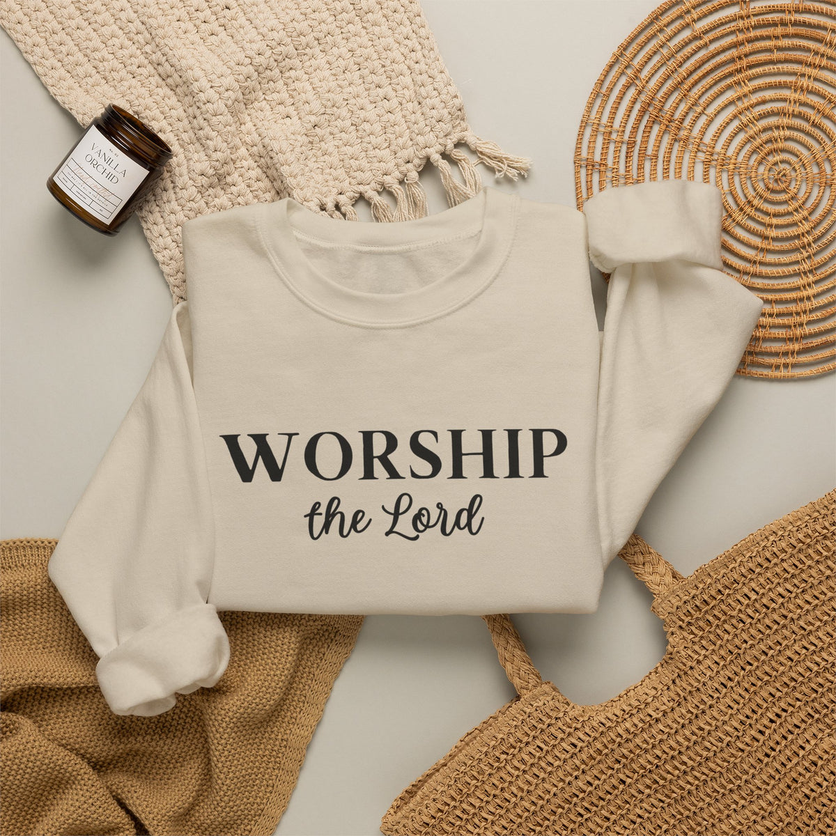 Worship the Lord Crewneck Sweatshirt
