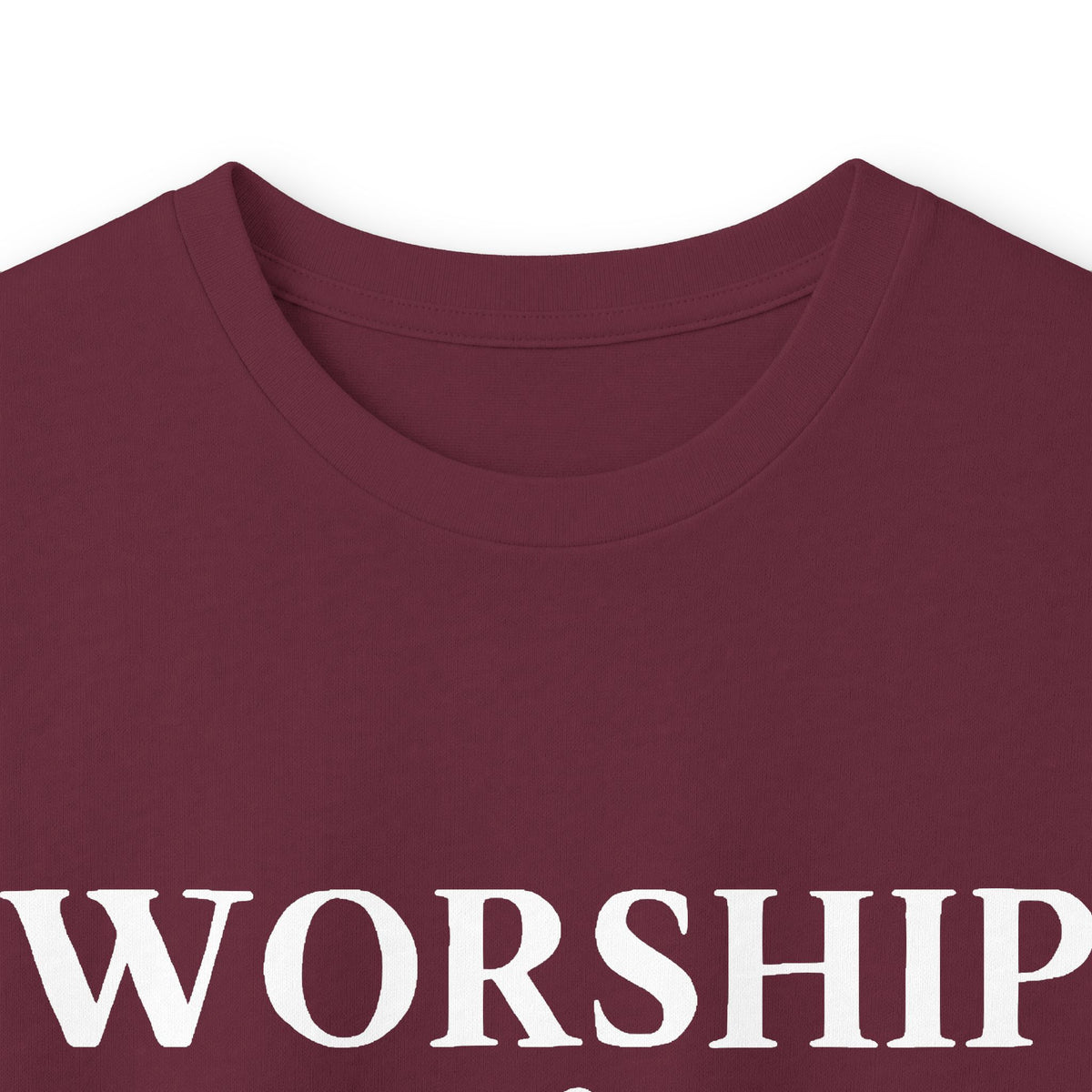 Worship the Lord Long Sleeve Tee — Christian Faith Graphic Shirt