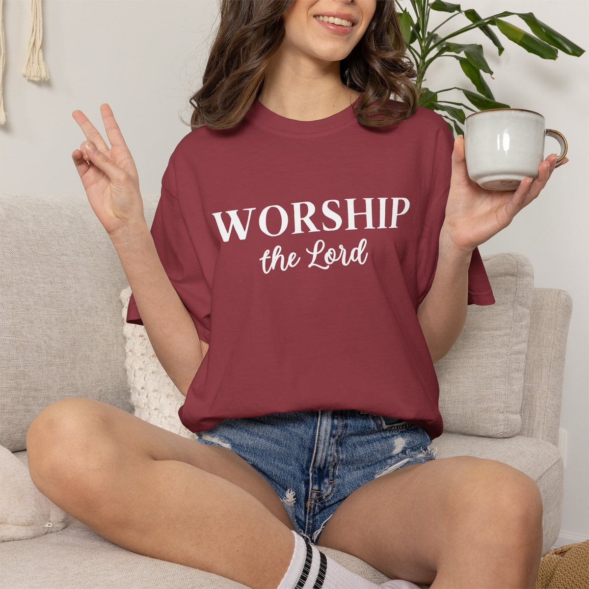 “Worship the Lord” Christian Faith T-Shirt