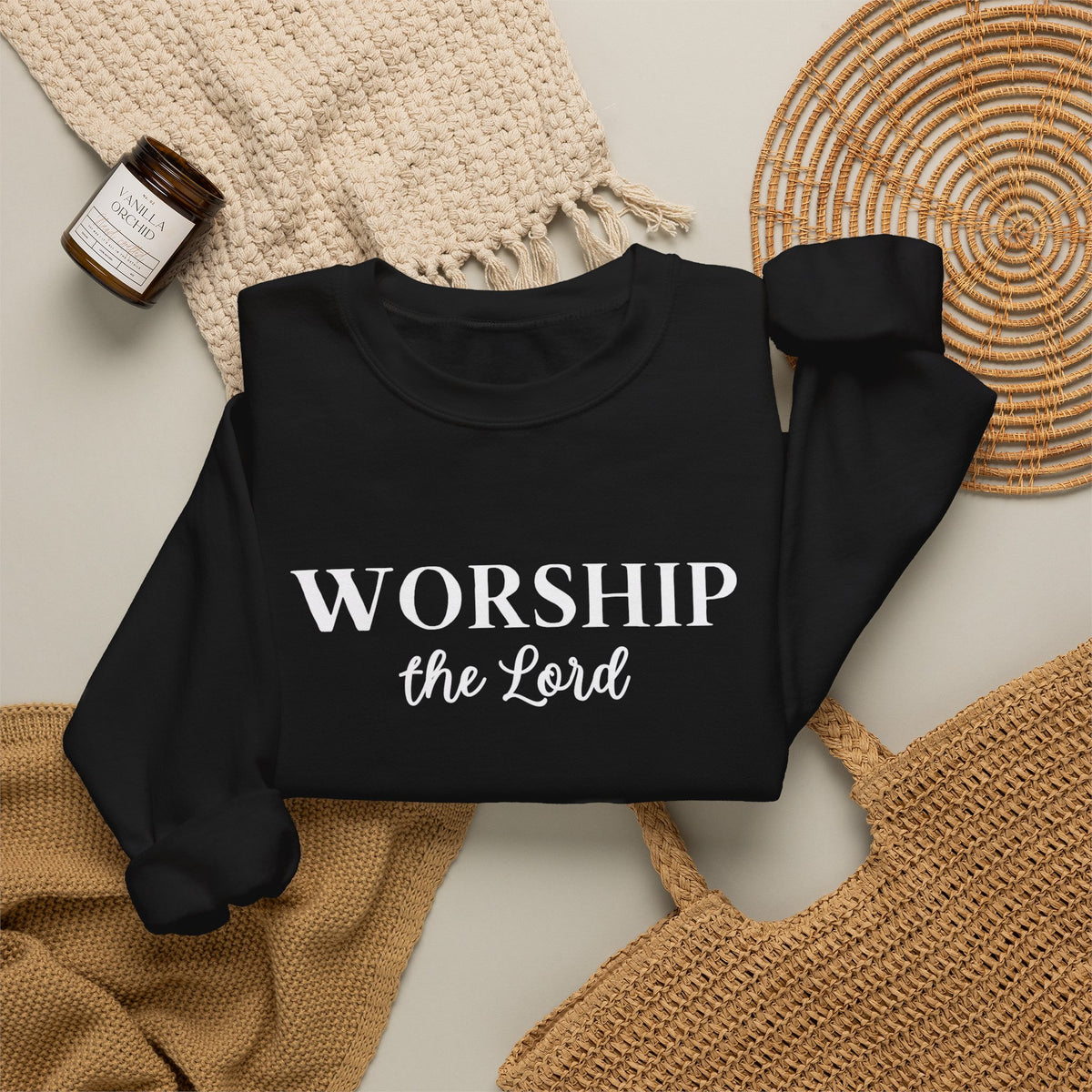 Worship the Lord Crewneck Sweatshirt