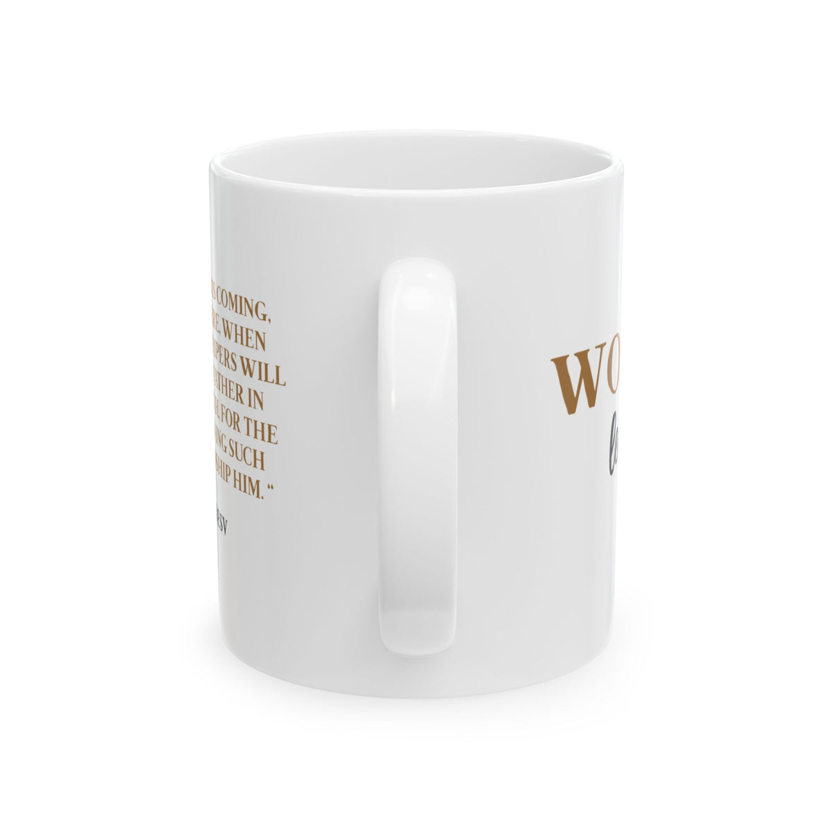 Worship Leader Ceramic Mug – Inspirational Scripture Coffee Cup (11oz/15oz)