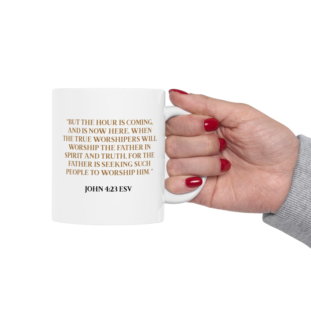Worship Leader Ceramic Mug – Inspirational Scripture Coffee Cup (11oz/15oz)