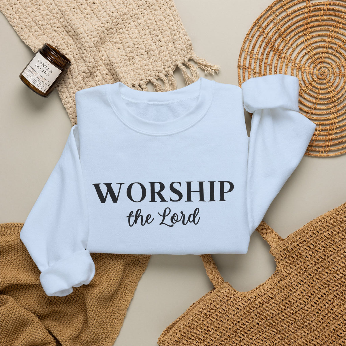 Worship the Lord Crewneck Sweatshirt